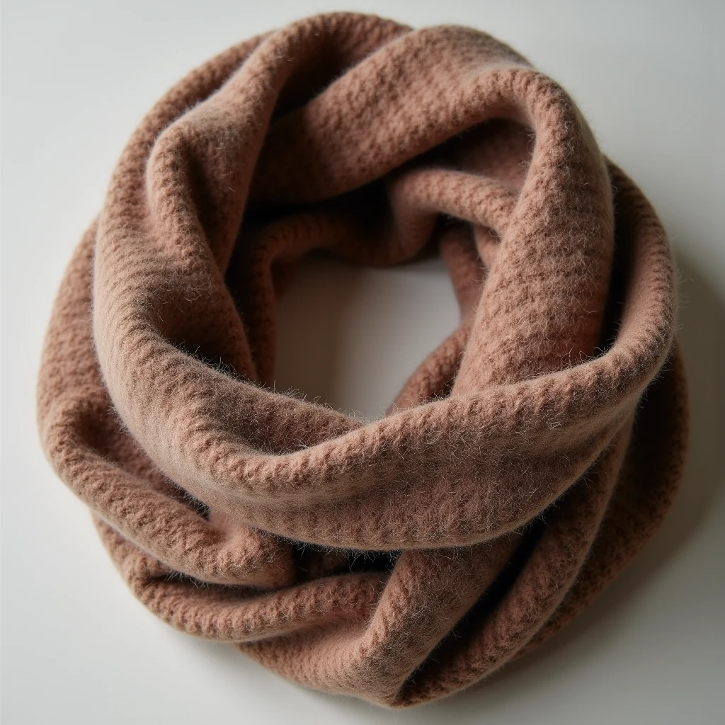 Wool infinity scarf